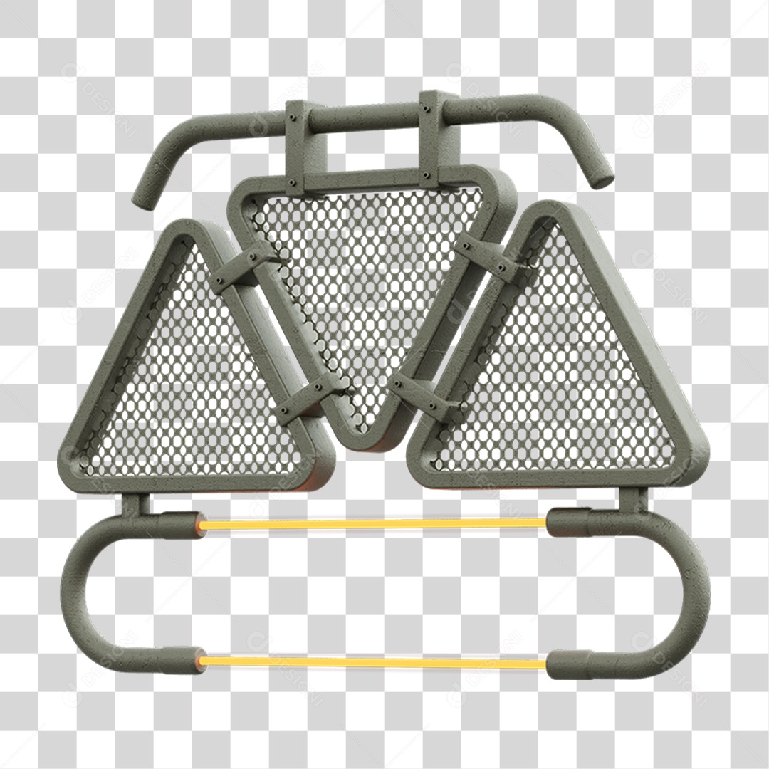 Painel Triangular PNG Transparente