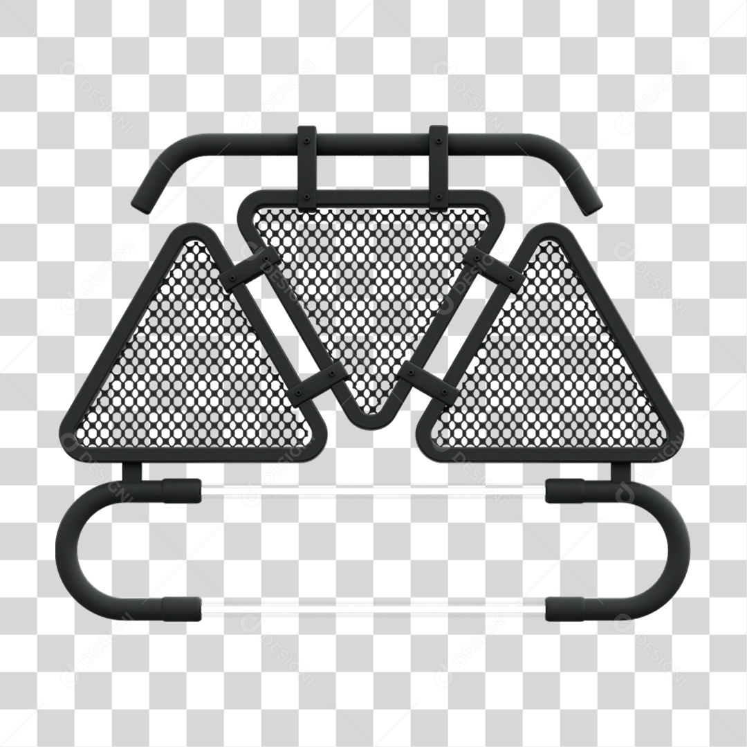 Painel Triangular PNG Transparente