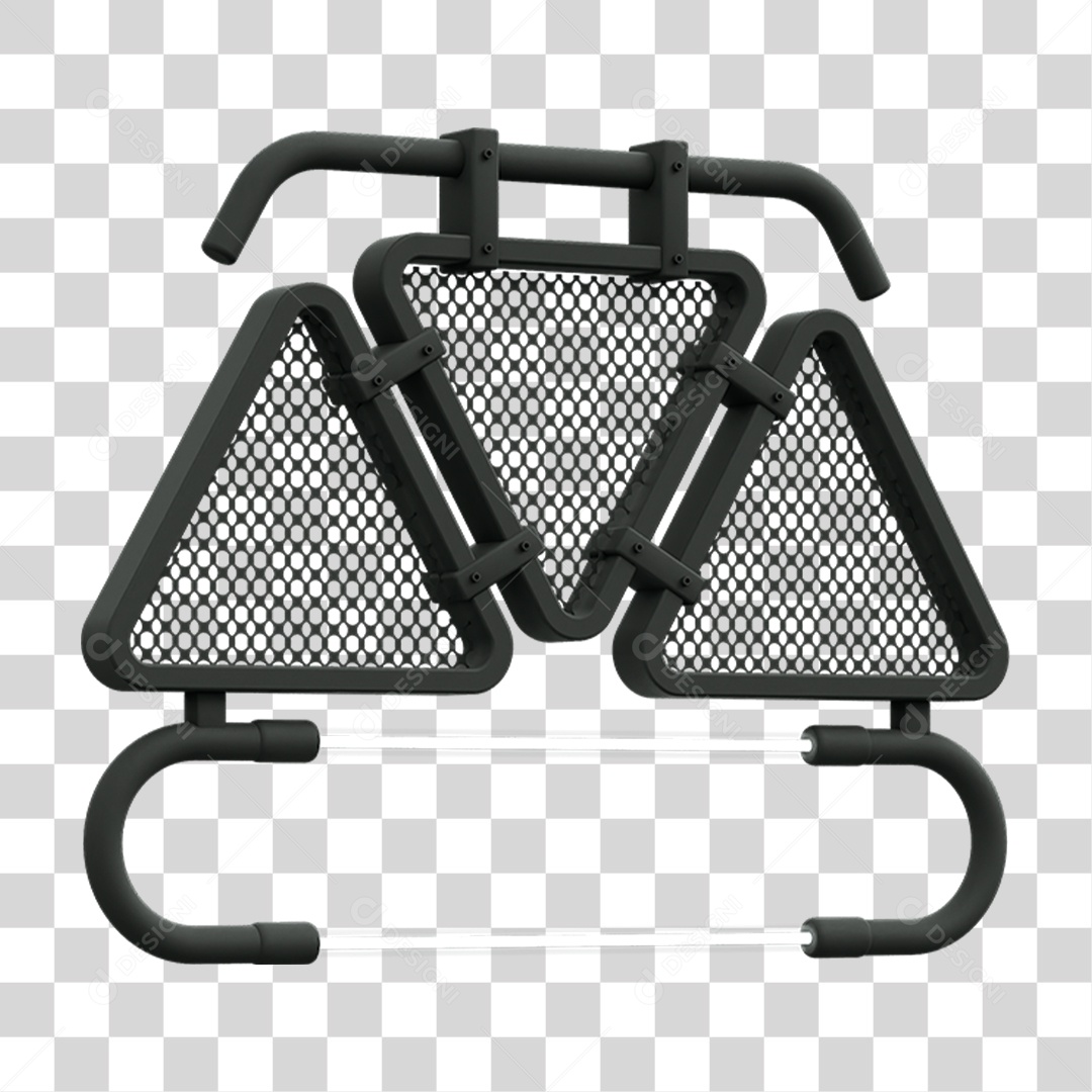 Painel Triangular PNG Transparente