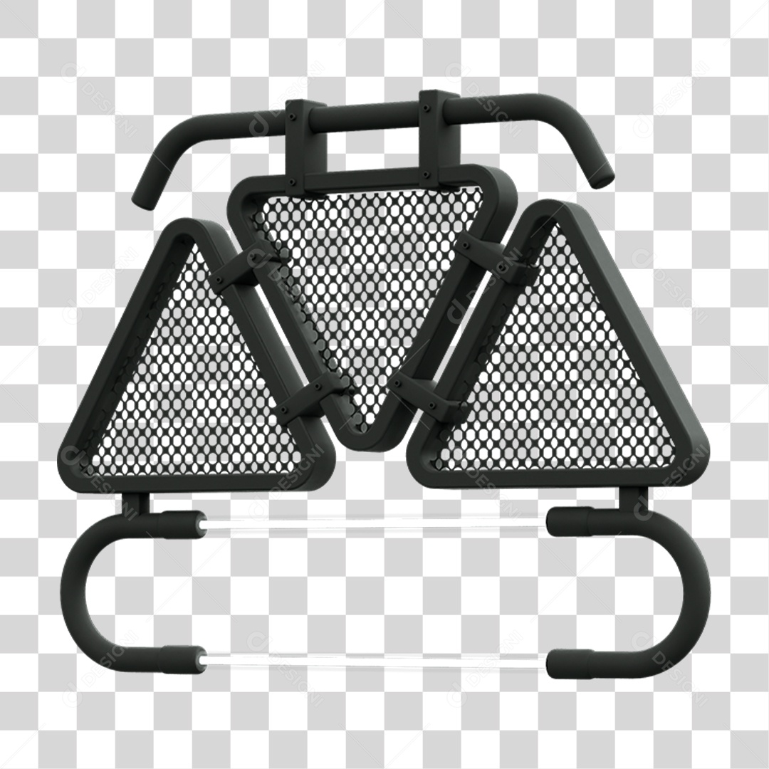 Painel Triangular PNG Transparente