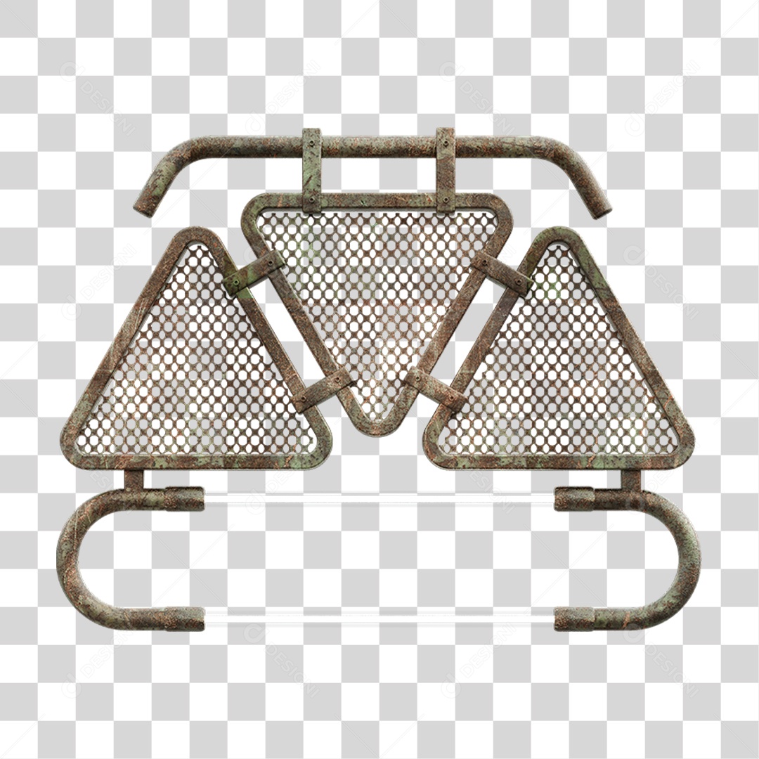 Painel Triangular PNG Transparente