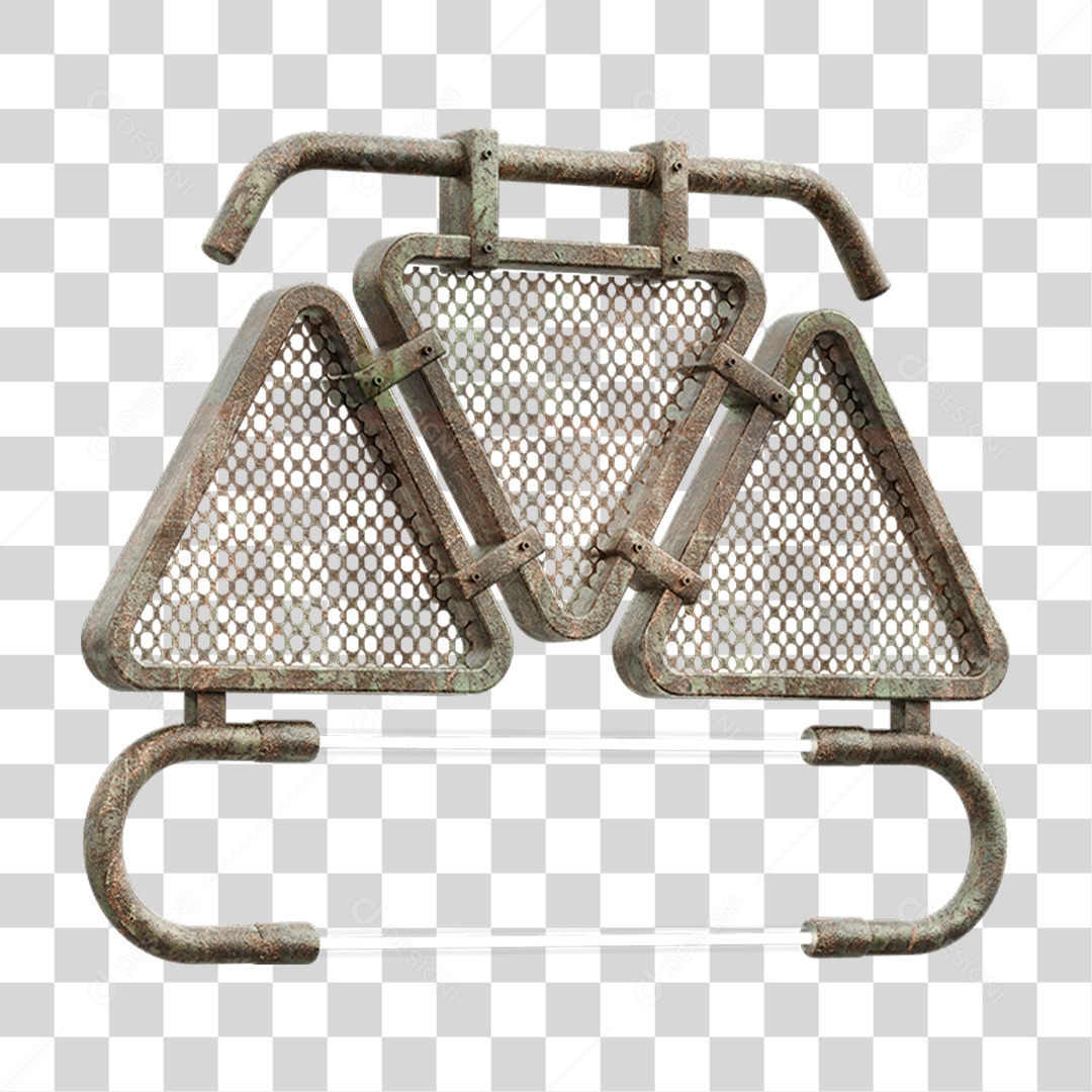 Painel Triangular PNG Transparente