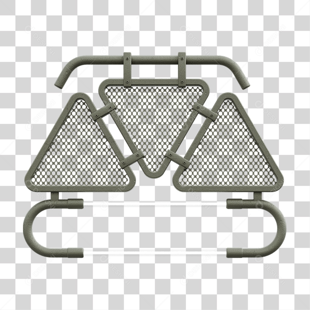 Painel Triangular PNG Transparente