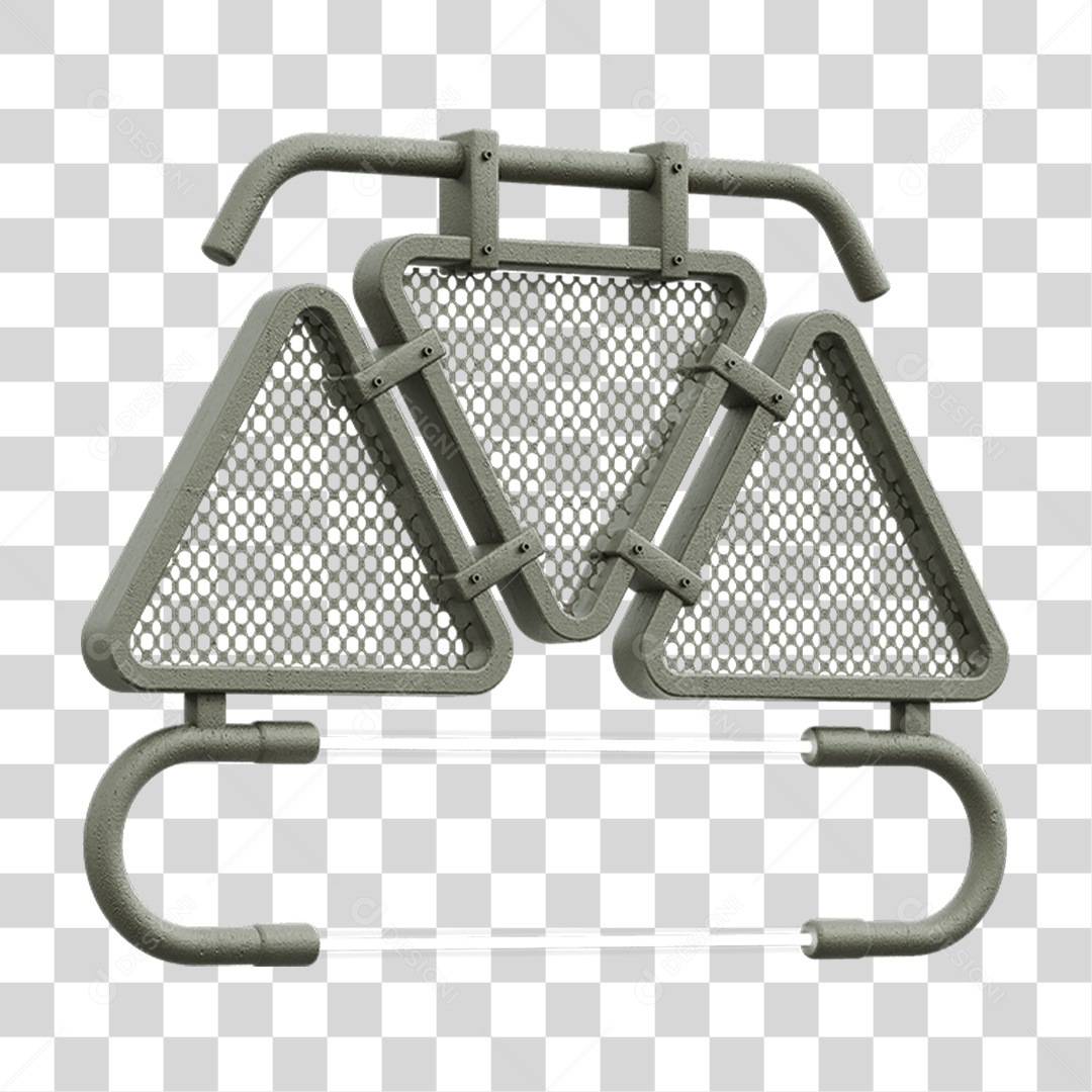 Painel Triangular PNG Transparente