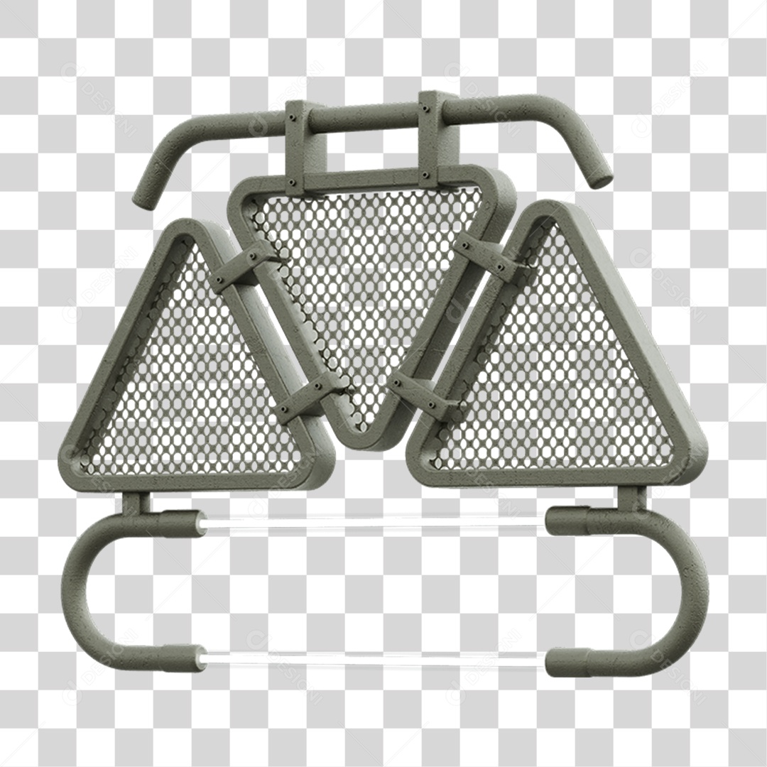 Painel Triangular PNG Transparente