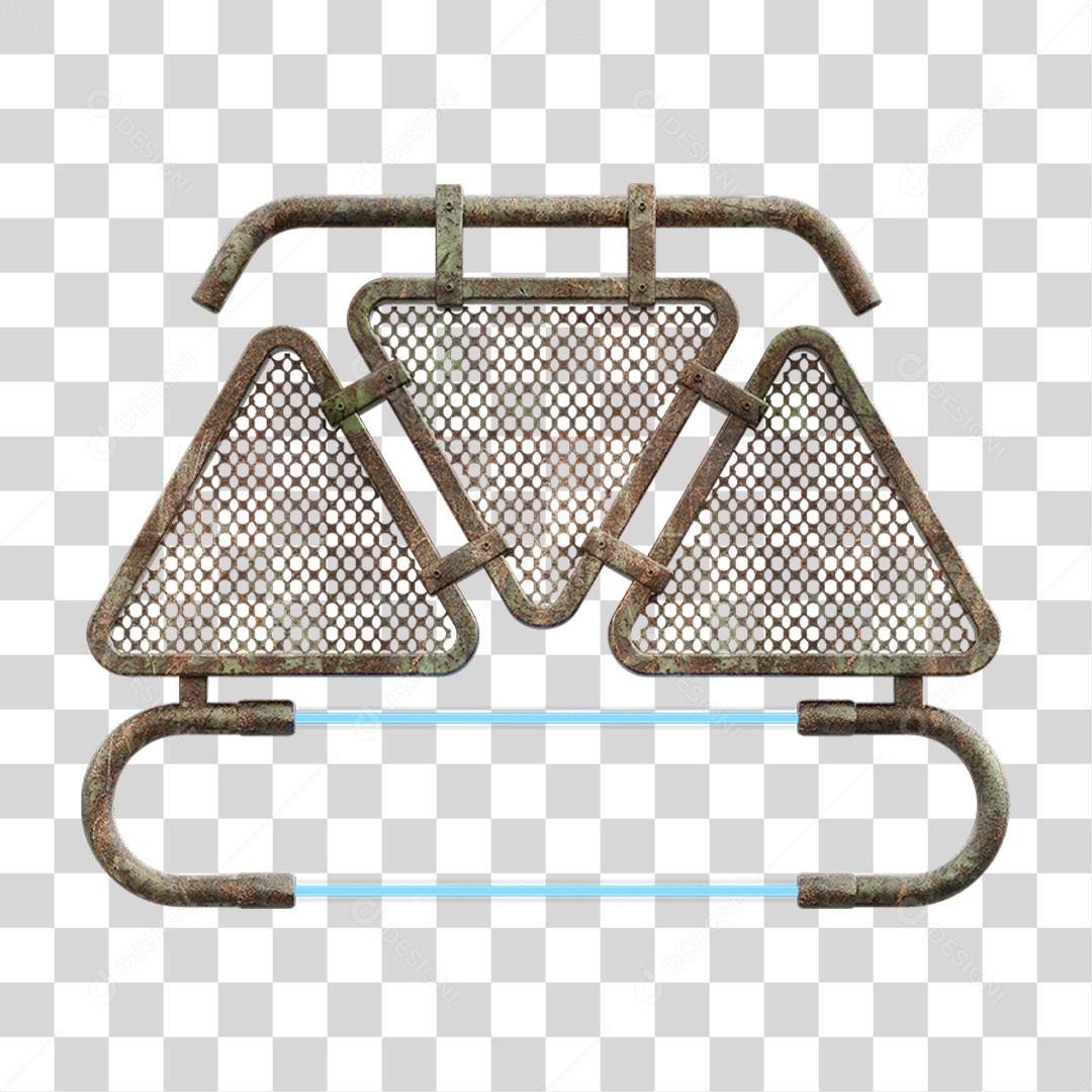 Painel Triangular PNG Transparente