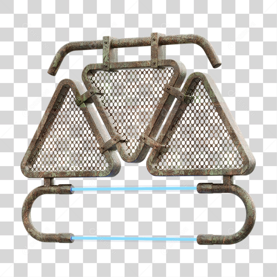 Painel Triangular PNG Transparente