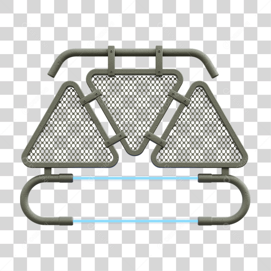 Painel Triangular PNG Transparente