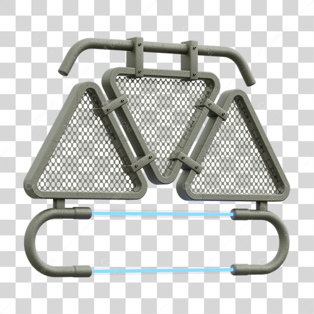 Painel Triangular PNG Transparente