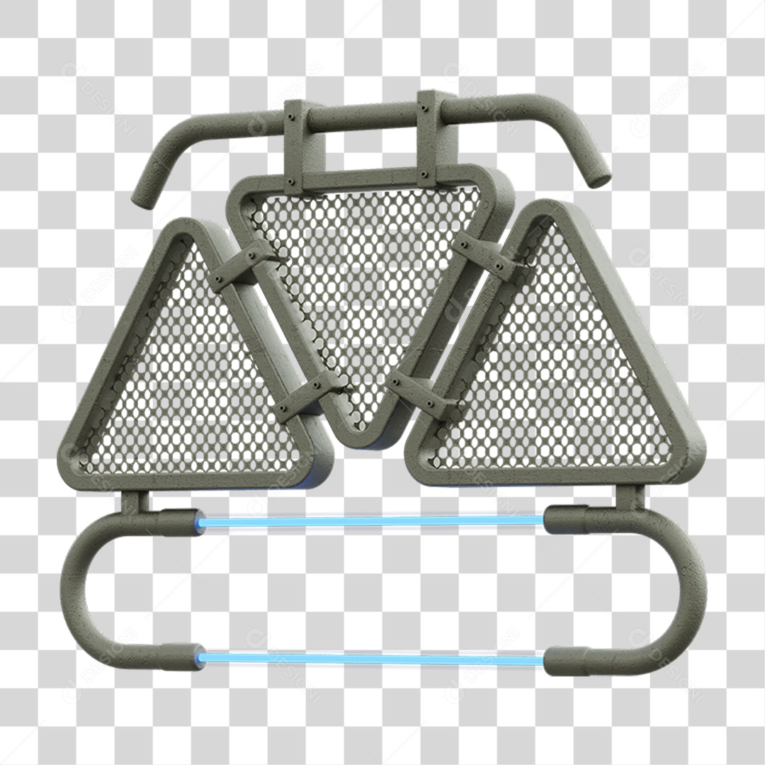 Painel Triangular PNG Transparente