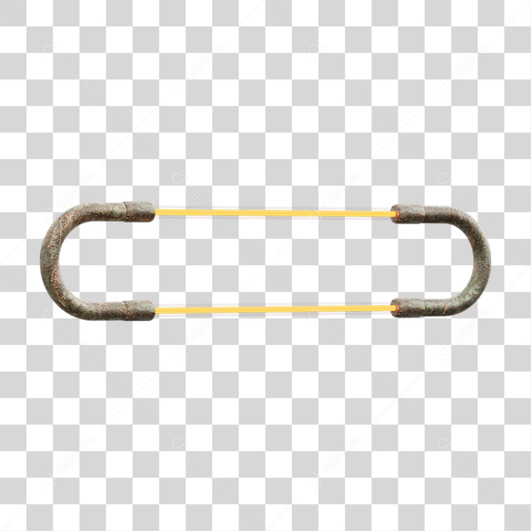 Painel de Metal com Neon PNG Transparente