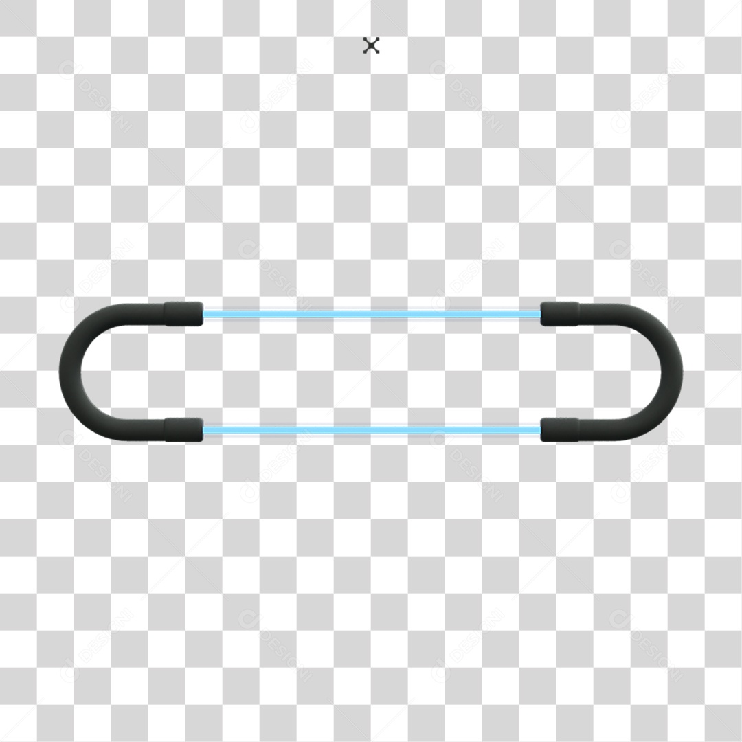 Painel de Metal com Neon PNG Transparente