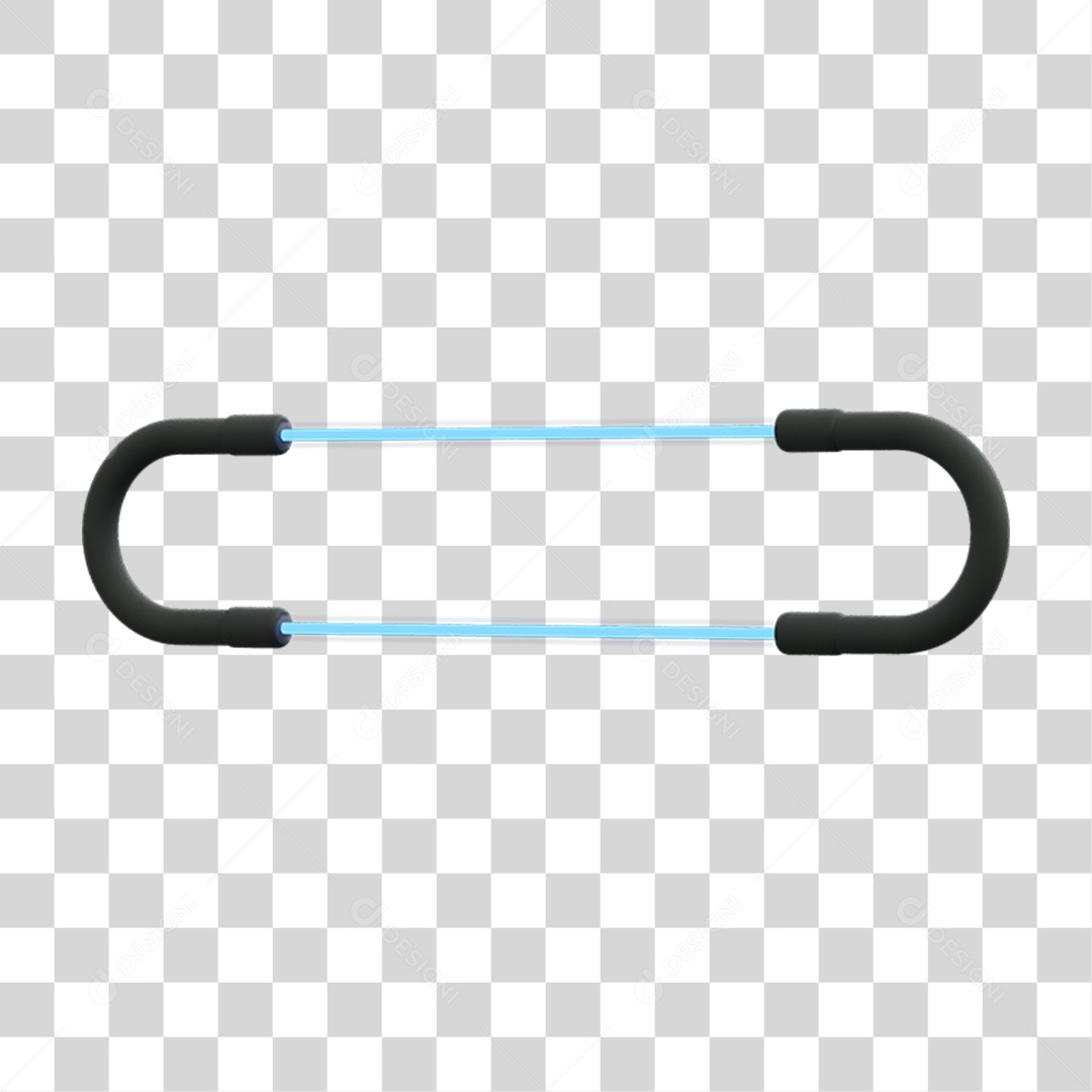 Painel de Metal com Neon PNG Transparente