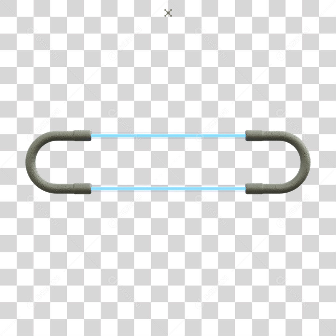 Painel de Metal com Neon PNG Transparente