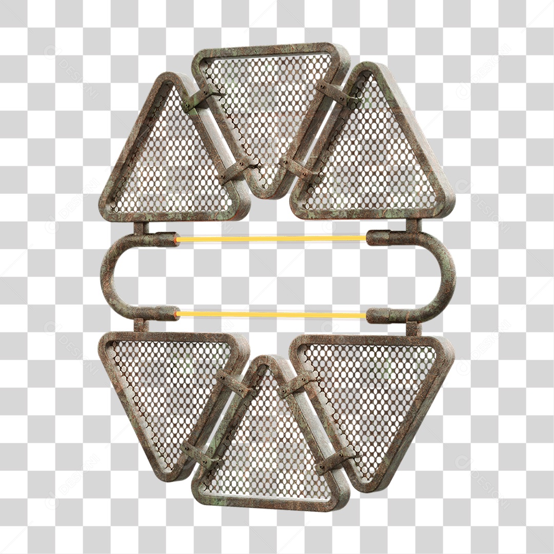 Painel Triangular PNG Transparente