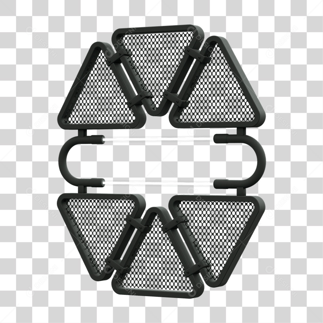 Painel Triangular PNG Transparente