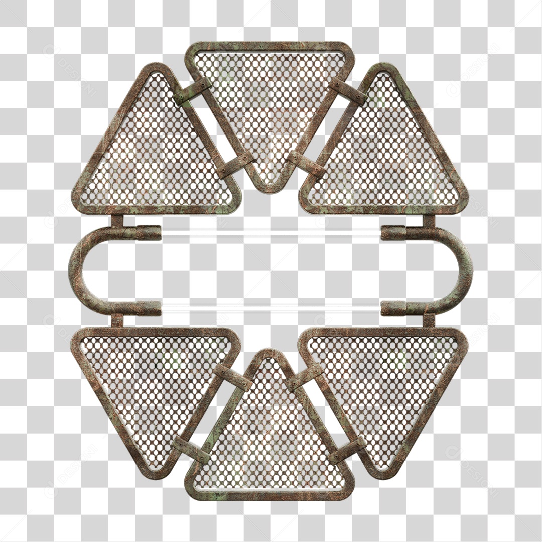 Painel Triangular PNG Transparente