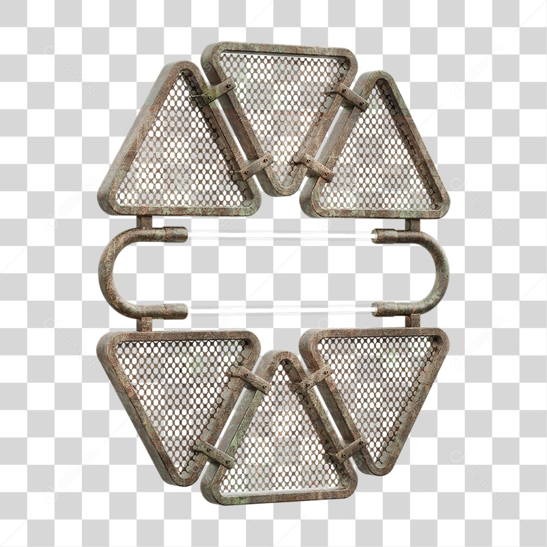 Painel Triangular PNG Transparente