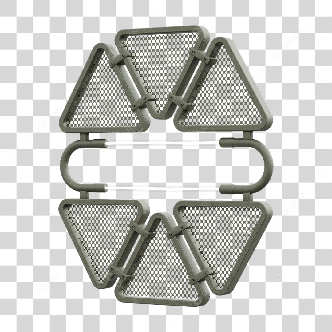 Painel Triangular PNG Transparente