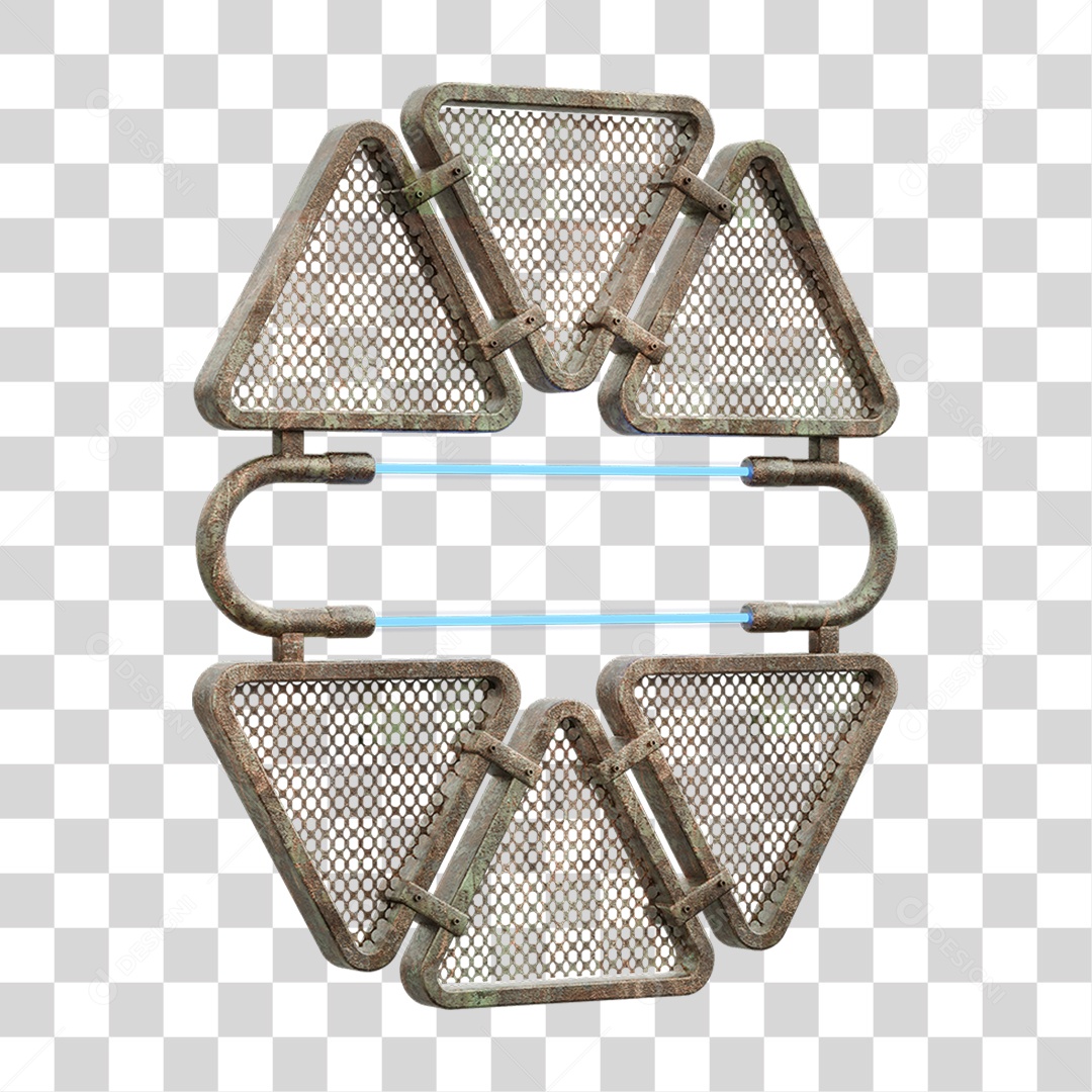 Painel Triangular PNG Transparente