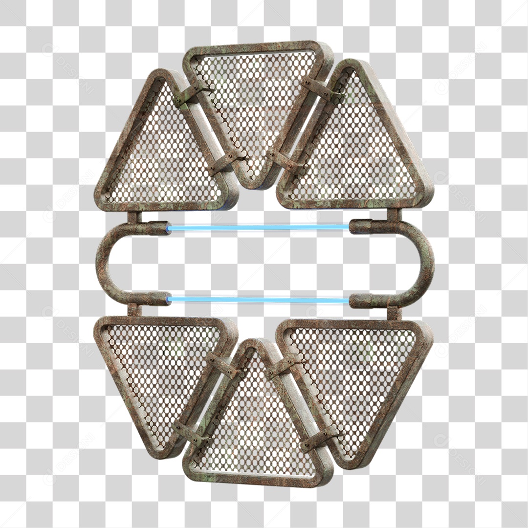 Painel Triangular PNG Transparente