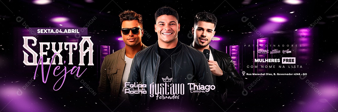 Carrossel Flyer Sexta Neja Social Media PSD Editável