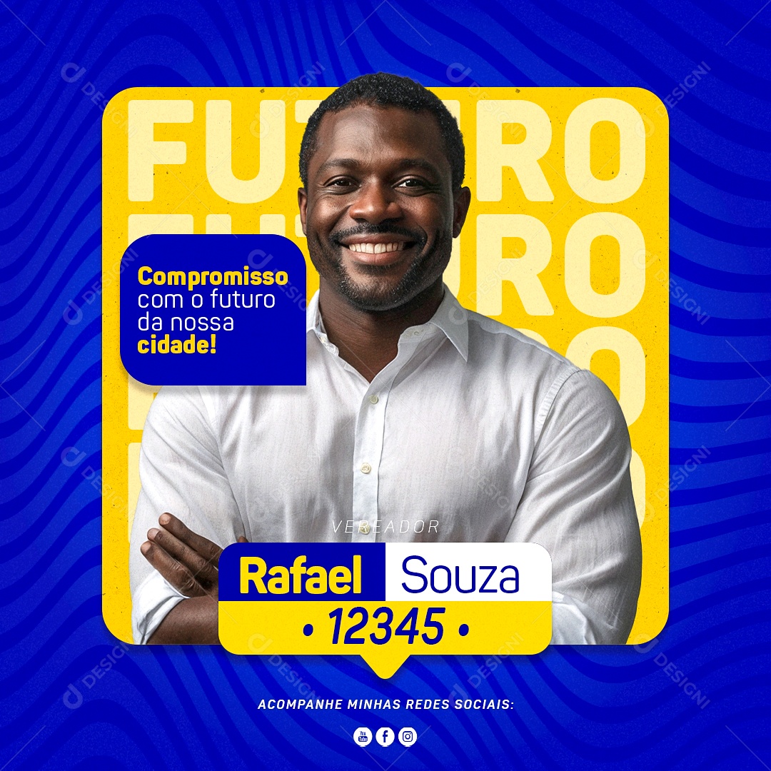 Story Política Rafael Souza Social Media PSD Editável