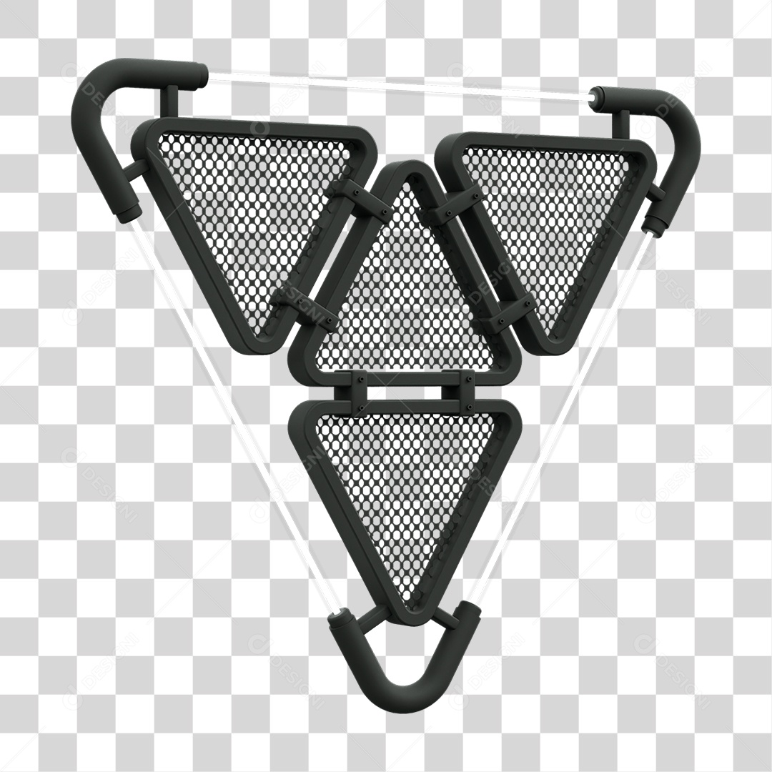 Painel Triangular PNG Transparente