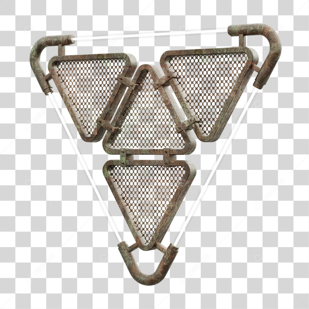 Painel Triangular PNG Transparente