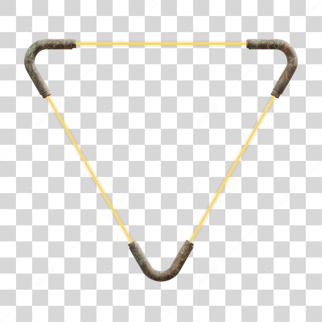 Painel Triangular PNG Transparente