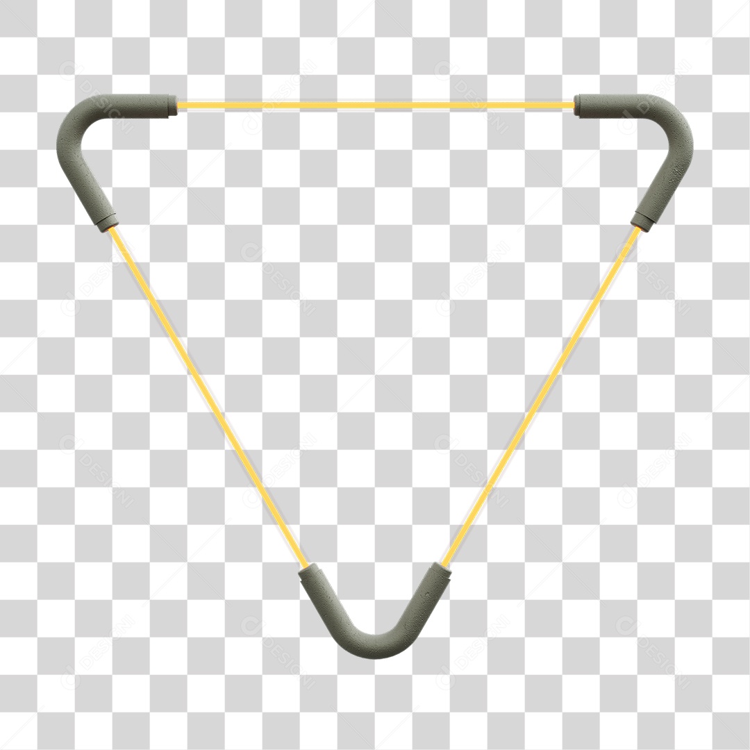 Painel Triangular PNG Transparente