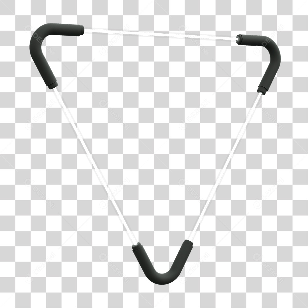 Painel Triangular Neon PNG Transparente