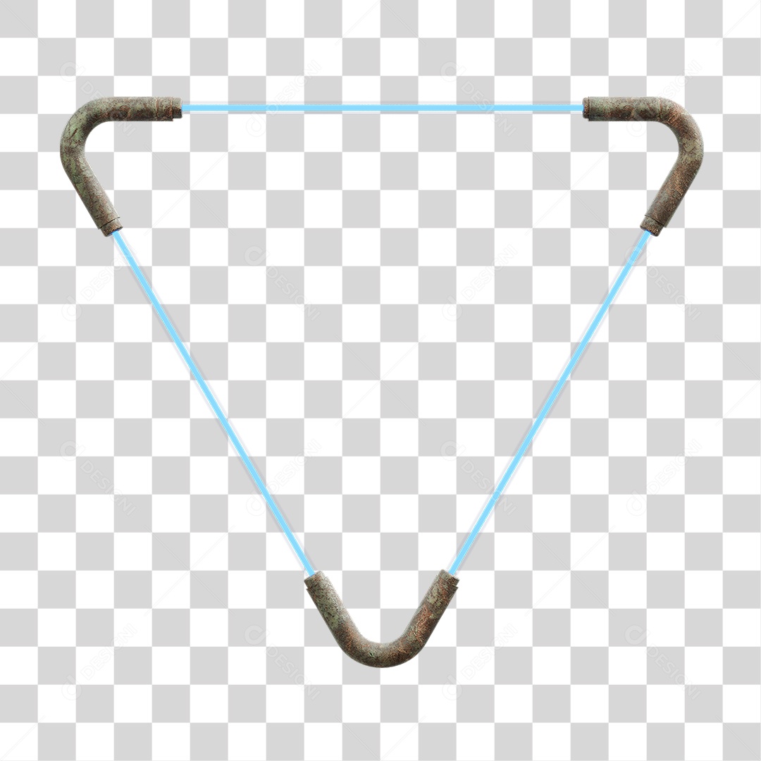 Painel Triangular PNG Transparente