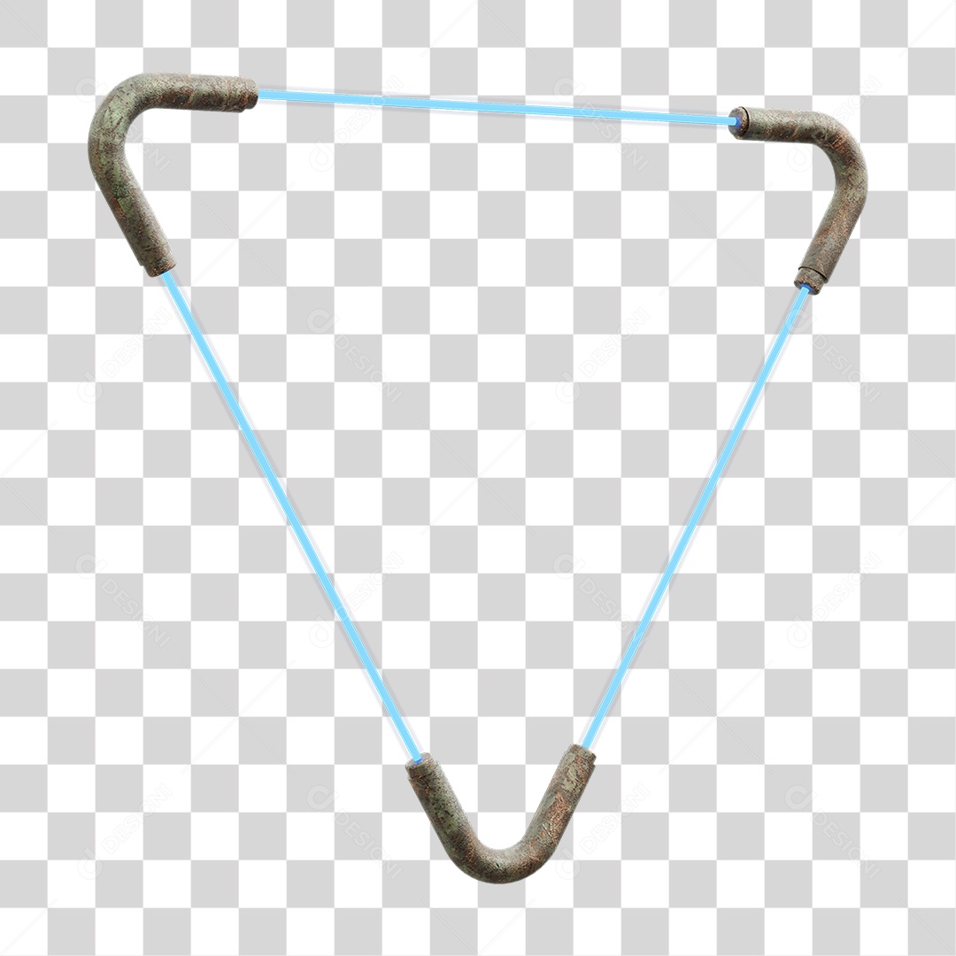 Painel Triangular PNG Transparente