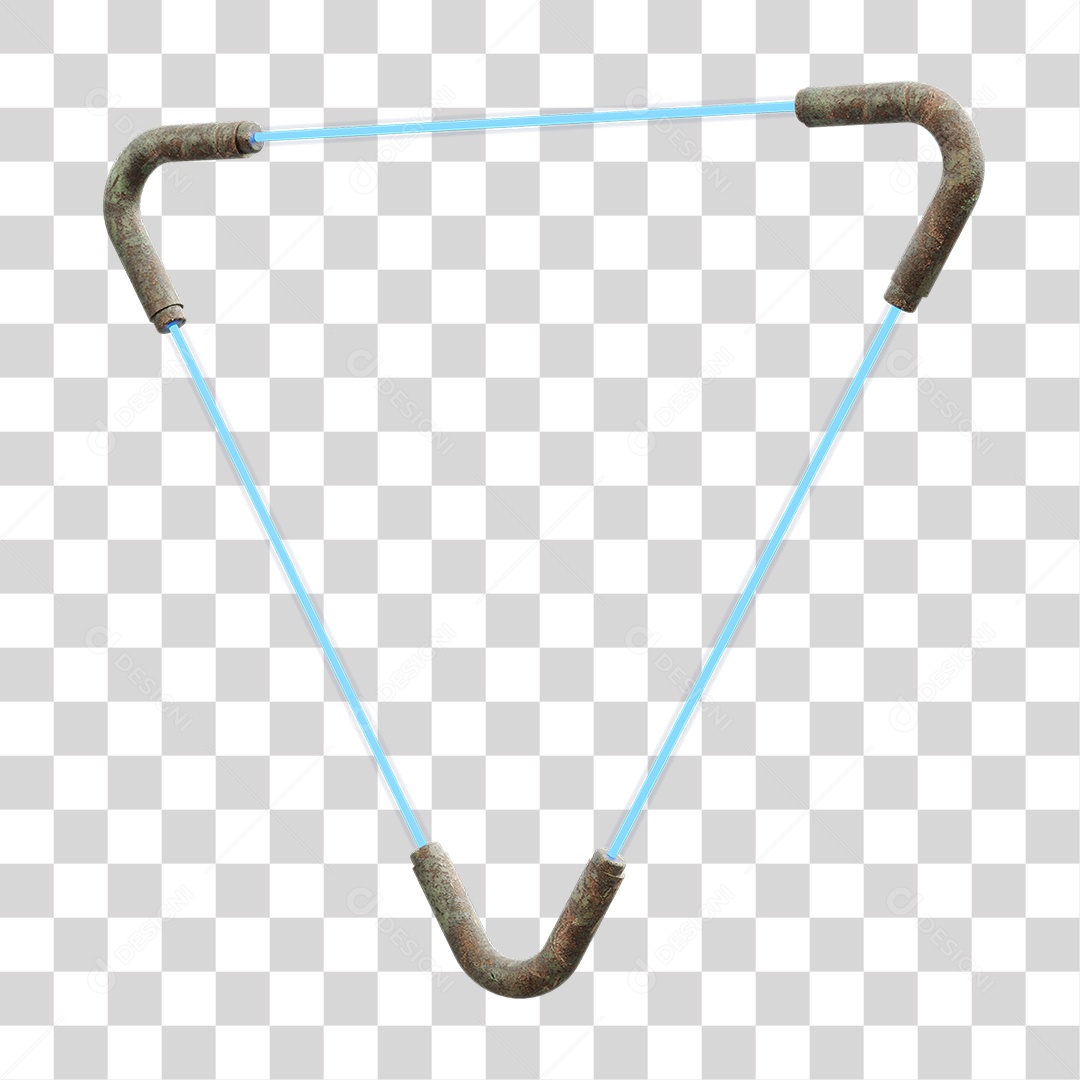 Painel Triangular PNG Transparente