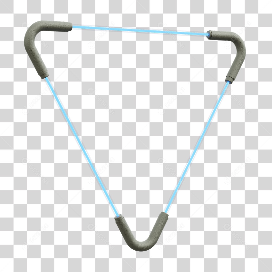 Painel Triangular PNG Transparente