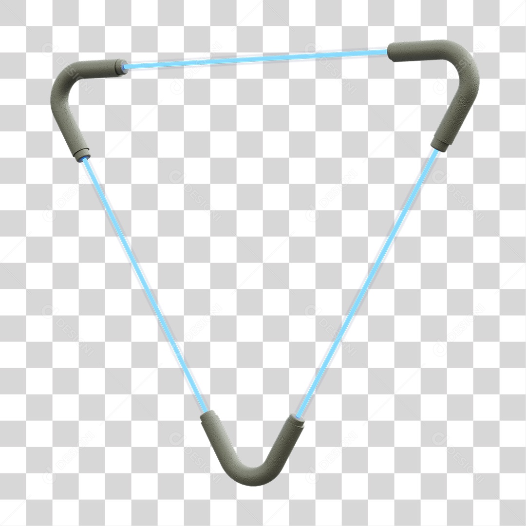 Painel Triangular PNG Transparente