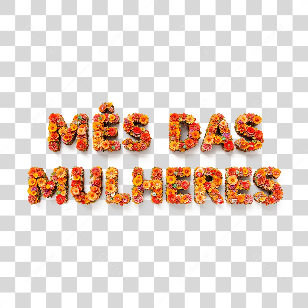 Selo 3D Semana das Mulheres PNG Transparente