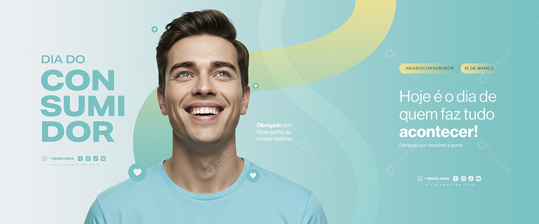 Dia do Consumidor 15 de Março Social Media PSD Editável