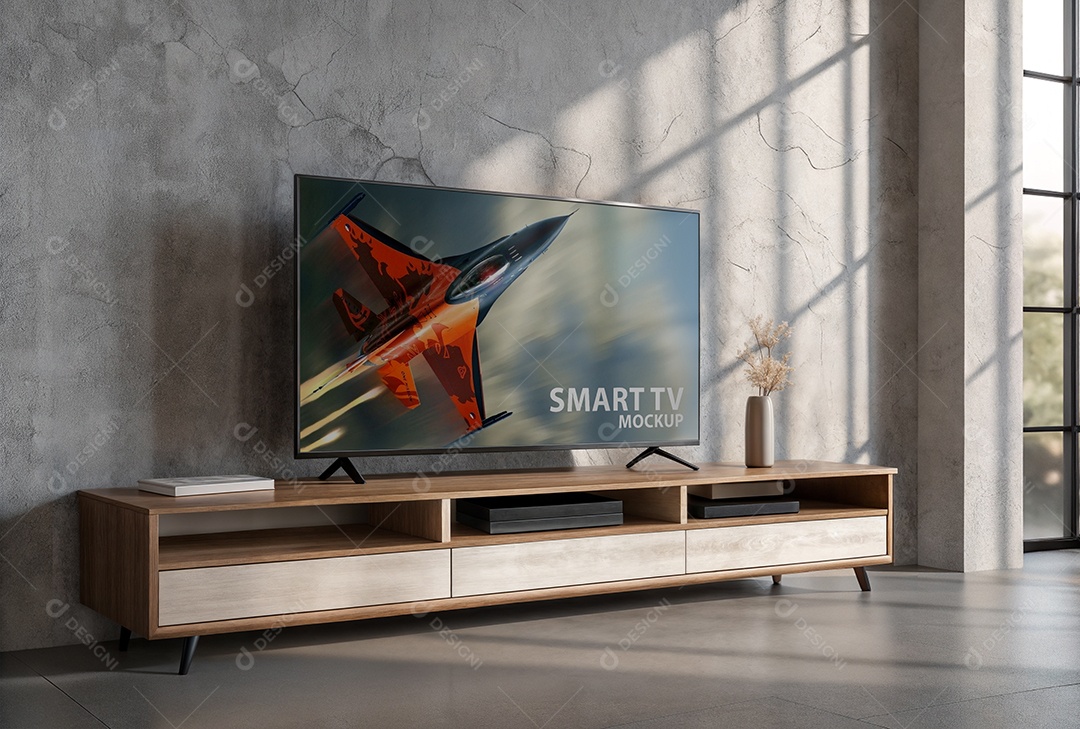 Mockup Televisão Smart PSD Editável