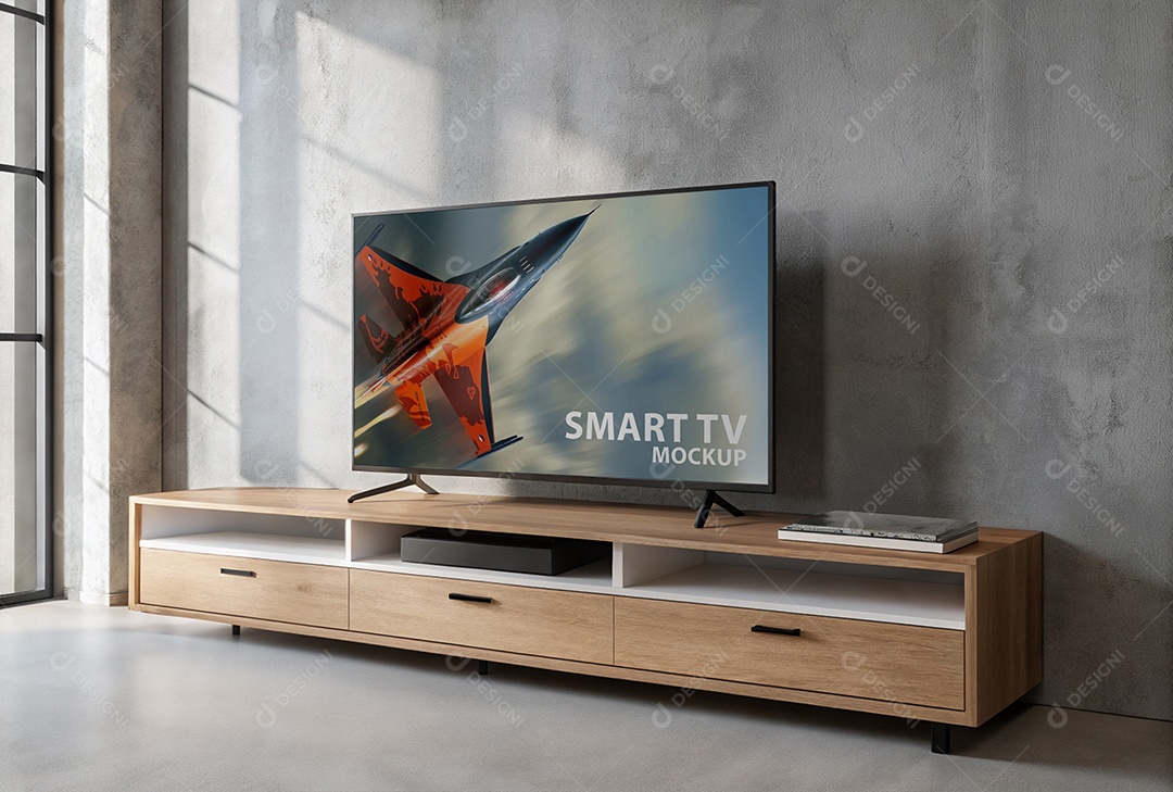 Mockup Televisão Smart PSD Editável