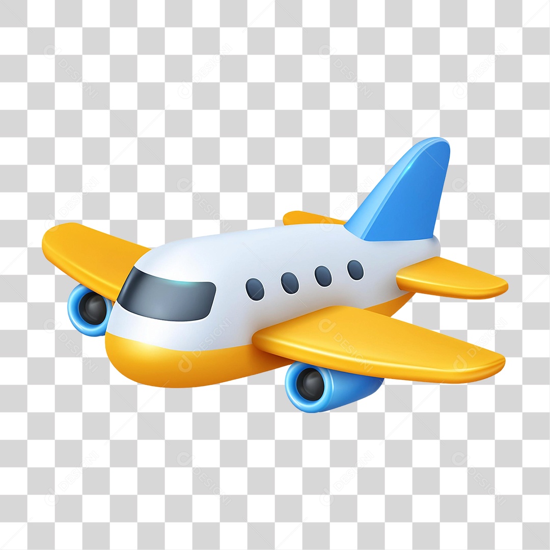 Avião Branco PNG Transparente