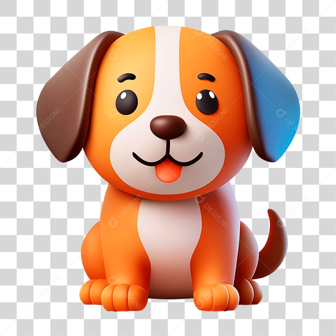 Mascote Cachorro PNG Transparente