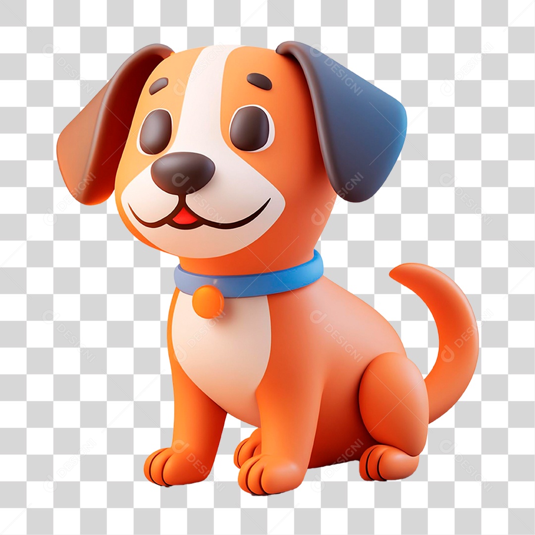 Mascote Cachorro PNG Transparente