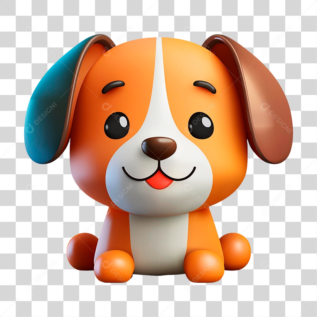 Mascote Cachorro PNG Transparente