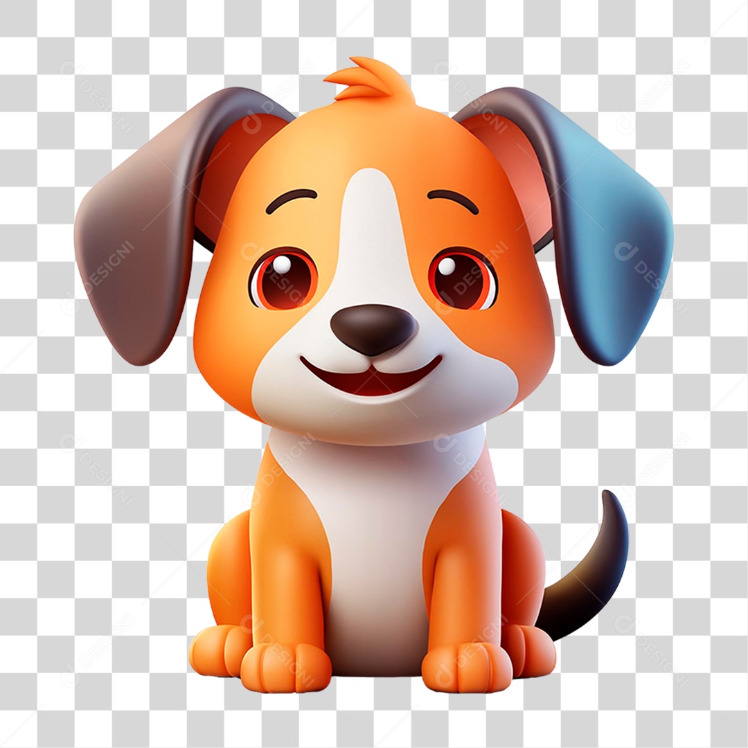 Mascote Cachorro PNG Transparente