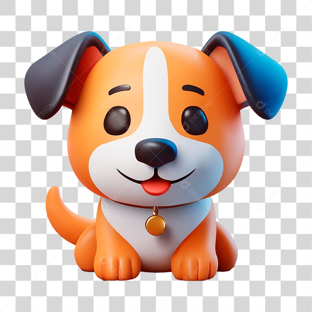 Mascote Cachorro PNG Transparente