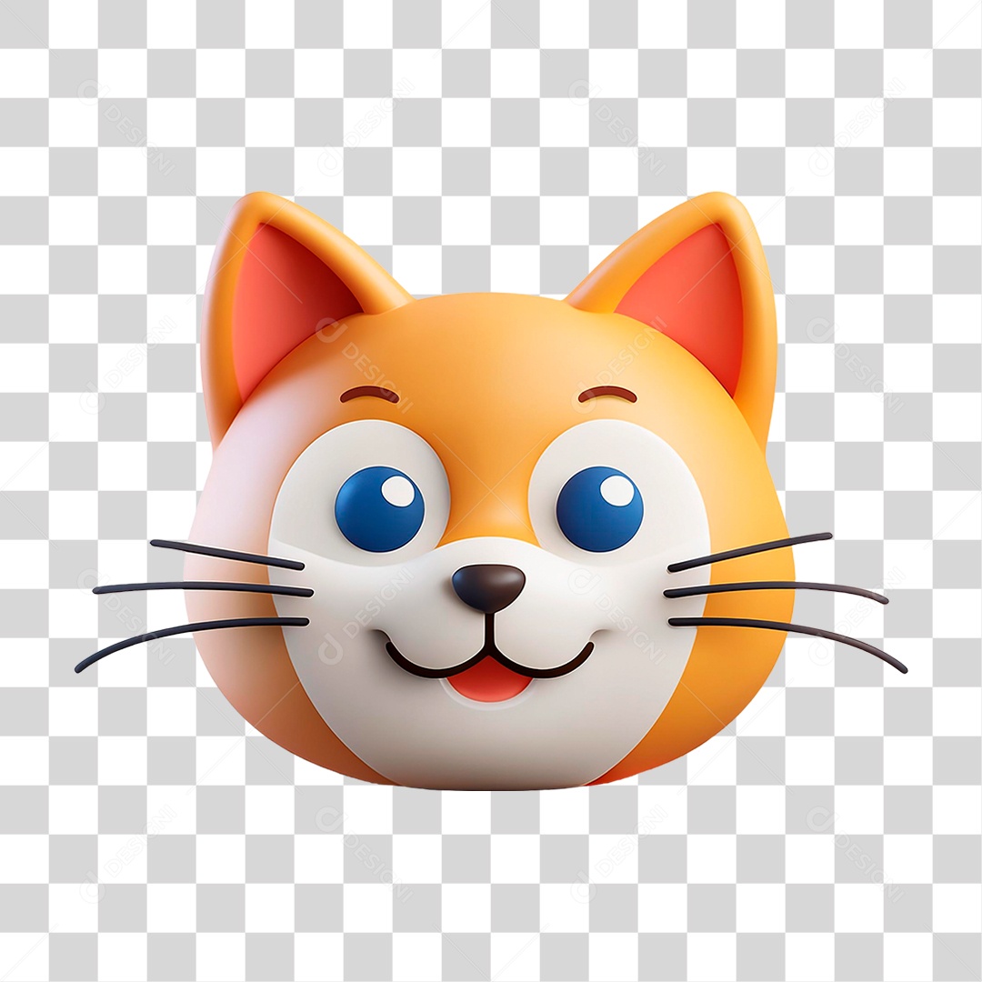 Mascote Gato PNG Transparente