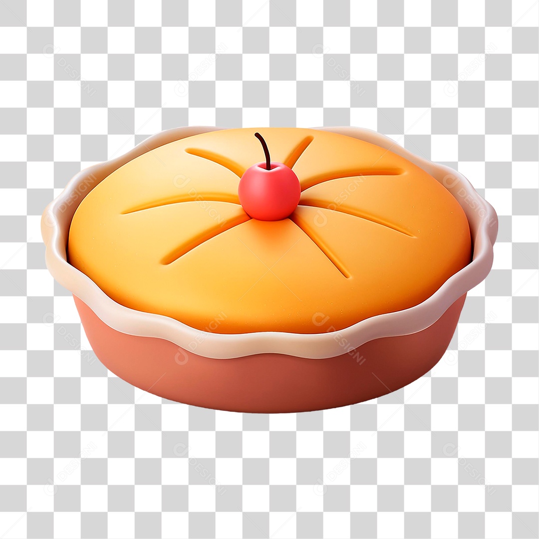 Torta de Maçã PNG Transparente