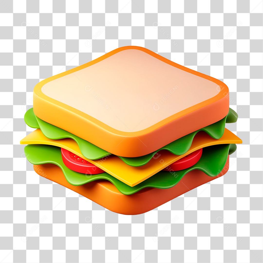 Sanduíche de Presunto PNG Transparente